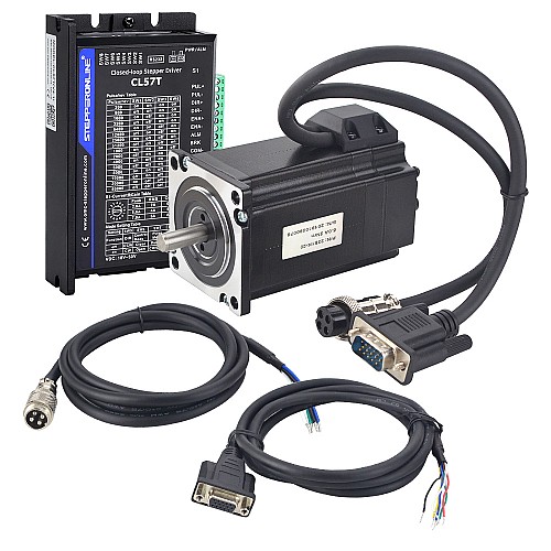 TP Series 1 Axis Closed Loop Stepper CNC Kit 2.0Nm(283.22oz.in) Nema 23 Motor & Driver - 1-CL57T-P20-V41 | StepperOnline AU