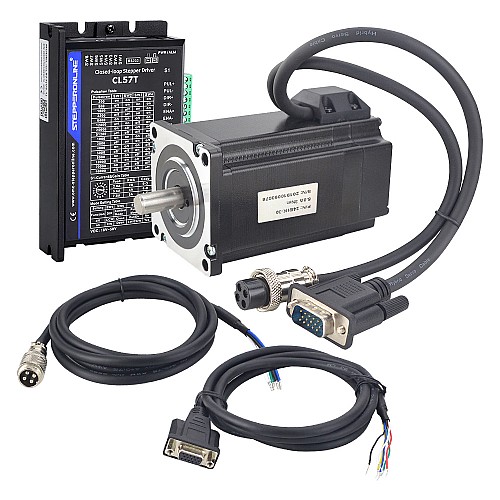 TP Series 1 Axis Closed Loop Stepper CNC Kit 3Nm(424.83oz.in) Nema 24 Motor & Driver - 1-CL57T-P30-V41 | StepperOnline AU
