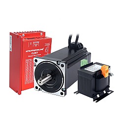 YS Series 1 Axis Closed Loop Stepper CNC Kit 12.0Nm(1699.34oz.in) Nema 34 Motor w/ 1.5m Cables & AC Transformer