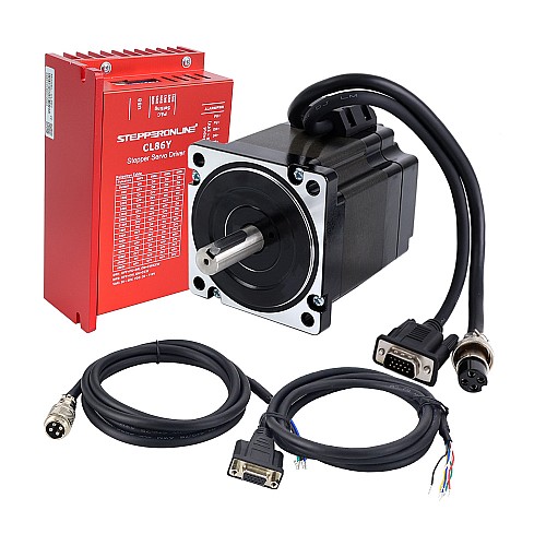 YS Series 1 Axis Closed Loop Stepper CNC Kit 4.30Nm(608.93oz.in) Nema 34 Motor & Driver - 1-CL86Y-S48 | StepperOnline AU
