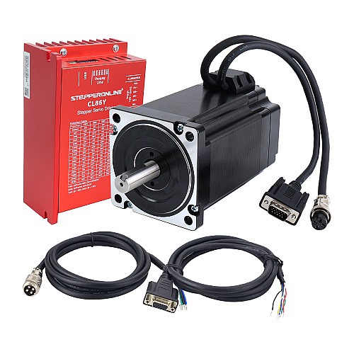 YS Series 1 Axis 9.00Nm(1274.5oz.in) Nema 34 Closed Loop Stepper Kit - 1-CL86Y-S90 | StepperOnline AU