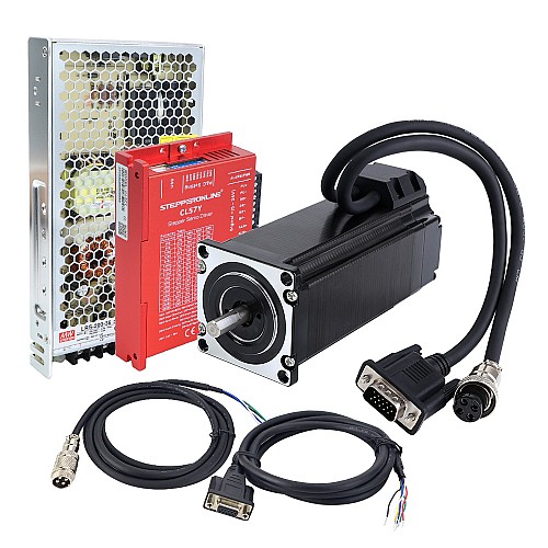 YS Series 1 Axis 3.00Nm(424.83oz.in) Nema 23 Closed Loop Stepper Kit w/ Power Supply - 1-CLYS30A | StepperOnline AU