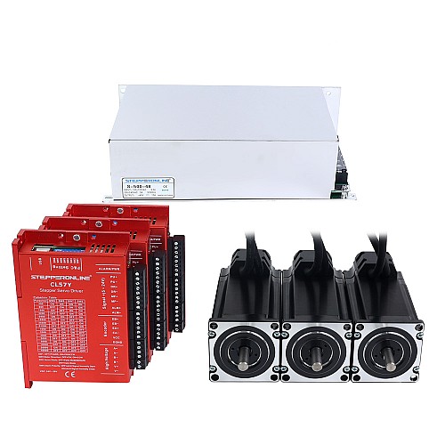 YS Series 3 Axis Closed Loop Stepper CNC Kit 3.00Nm(424.83oz.in) Nema 23 Motor w/ 1.5m Cables & Power Supply - 3-CLYS30-1M5 | StepperOnline AU