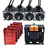 YS Series 4 Axis Closed Loop Stepper CNC Kit 6.50Nm(920.48oz.in) Nema 34 Motor w/ 1.5m Cables & AC Transformer