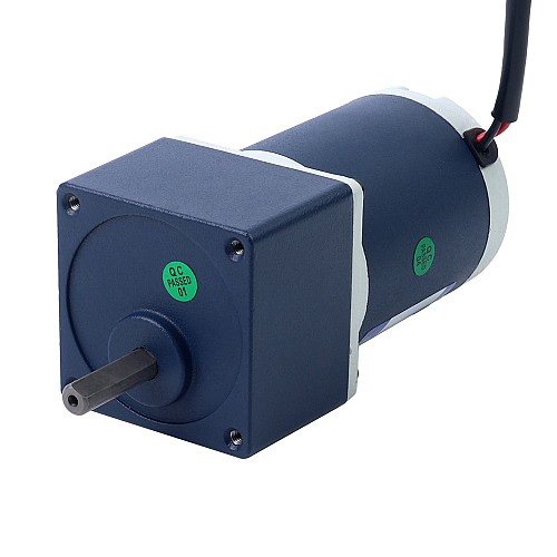 Brushed 12V 10W 0.21Nm(29.74oz.in) 360RPM w/ 5:1 Spur Gearbox DC Gear Motor - F2D10-12GN-18S/2GN5K | StepperOnline AU
