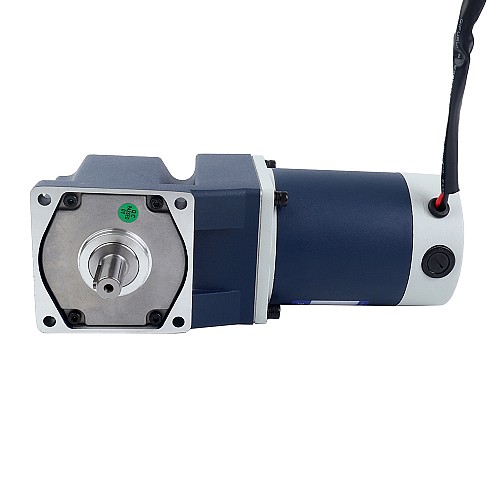 Brushed 12V 60W 4.05Nm(573.53oz.in) 100RPM w/ 30:1 Right Angle Gearbox DC Gear Motor - F4D60-12GN-30S/4GN30RT | StepperOnline AU