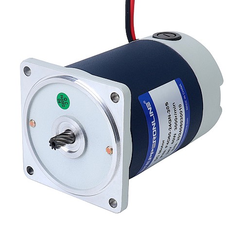Brushed 24V 60W 0.46Nm(65.14oz.in) 999RPM w/ 3:1 Spur Gearbox DC Gear Motor - F4D60-24GN-30S/4GN3K | StepperOnline AU