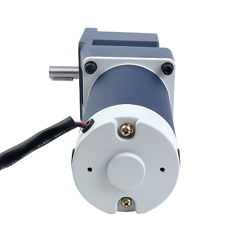Brushed 48V 150W 40.00Nm(5664.47oz.in) 10RPM w/ 180:1 Right Angle Gearbox DC Gear Motor - F5D150-48GU-18S/5GU180RT | StepperOnline AU