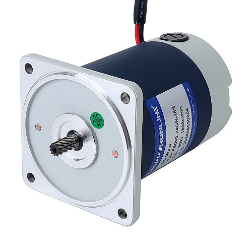 Brushed 24V 60W 10.00Nm(1416.12oz.in) 9RPM w/ 200:1 Spur Gearbox DC Gear Motor - F5D60-24GN-18S/5GN200K | StepperOnline AU