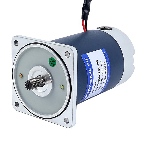 Brushed 12V 90W 15.65Nm(2216.22oz.in) 36RPM w/ 50:1 Spur Gearbox DC Gear Motor - F5D90-12GU-18S/5GU50KB | StepperOnline AU
