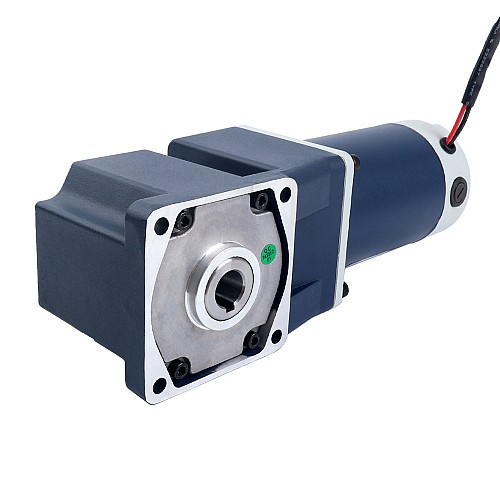 Brushed 24V 90W 20.00Nm(2832.24oz.in) 10RPM w/ 180:1 Right Angle Gearbox DC Gear Motor - F5D90-24GU-18S/5GU180RC | StepperOnline AU