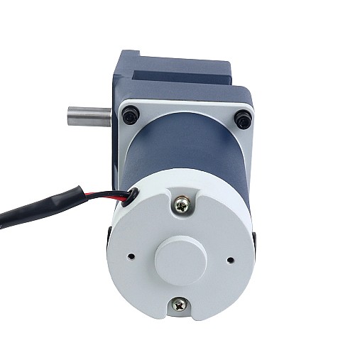 Brushed 48V 90W 6.03Nm(853.92oz.in) 100RPM w/ 30:1 Right Angle Gearbox DC Gear Motor - F5D90-48GU-30S/5GU30RT | StepperOnline AU