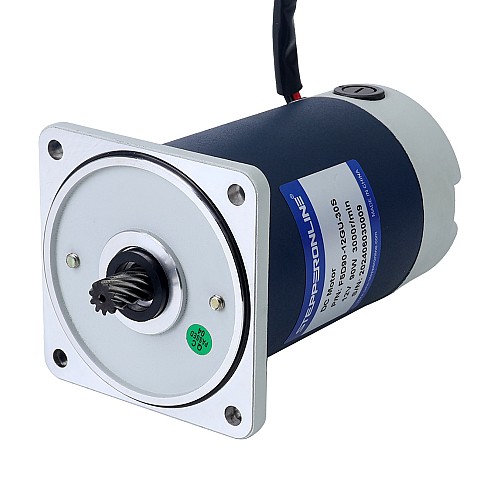 Brushed 12V 90W 16.89Nm(2391.82oz.in) 30RPM w/ 100:1 Spur Gearbox DC Gear Motor - F5D90-12GU-30S/5GU100KB | StepperOnline AU