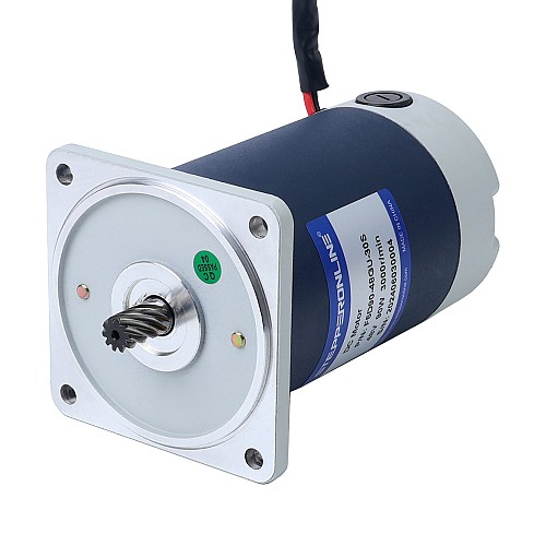 Brushed 48V 90W 3.13Nm(443.24oz.in) 200RPM w/ 15:1 Spur Gearbox DC Gear Motor - F5D90-48GU-30S/5GU15KB | StepperOnline AU