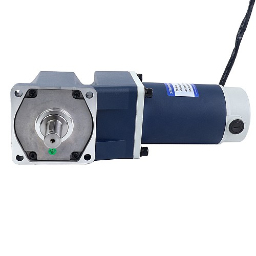 Brushed 48V 250W 29.07Nm(4116.66oz.in) 60RPM w/ 30:1 Right Angle Gearbox DC Gear Motor - F6D250-48GU-18S/6GU30RT | StepperOnline AU