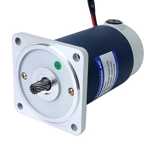 Brushed 24V 250W 8.69Nm(1230.61oz.in) 200RPM w/ 15:1 Spur Gearbox DC Gear Motor - F6D250-24GU-30S/6GU15K | StepperOnline AU