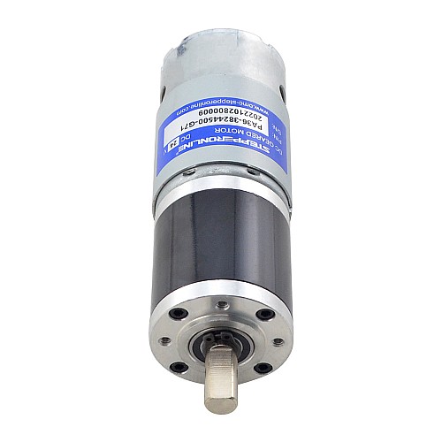CN On Sale - Brushed 24V DC Gear Motor 11Kg.cm/46RPM w/ 71:1 Planetary Gearbox - CN-PA36-38244500-G71 | StepperOnline AU