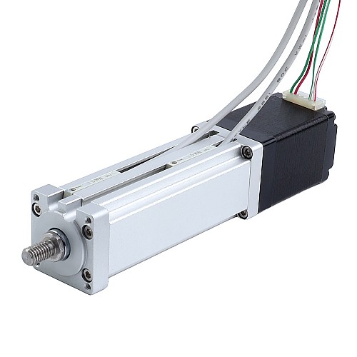 Nema 11 Ball Screw Electric Cylinder 1.0A Stroke 40mm 0.1Nm(14.16oz.in) Lead 1mm(0.03937) with Limit Switch - LCB11S17BSM10-40D | StepperOnline AU
