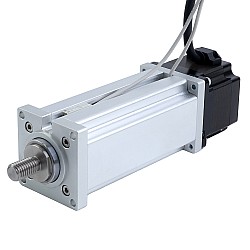 Nema 23 Ball Screw Electric Cylinder 3.0A Stroke 75mm 0.8Nm(113.29oz.in) Lead 10mm(0.393701") with Limit Switch