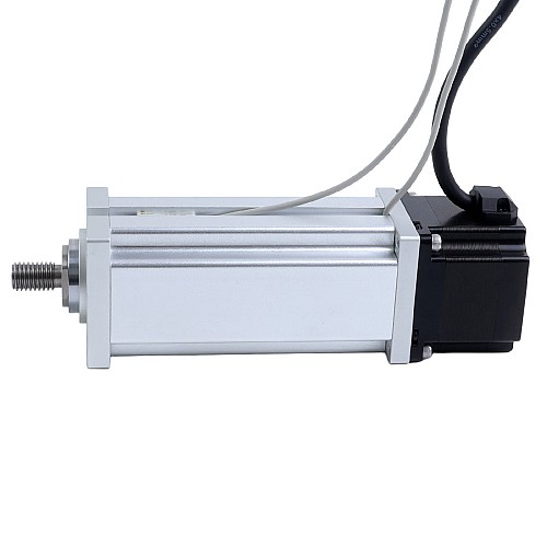 Nema 23 Ball Screw Electric Cylinder 3.0A Stroke 75mm 0.8Nm(113.29oz.in) Lead 10mm(0.393701") with Limit Switch - LCB23S18B1L30-75D | StepperOnline AU