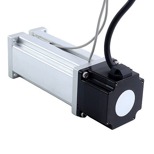 Nema 23 Ball Screw Electric Cylinder 3.0A Stroke 75mm 0.8Nm(113.29oz.in) Lead 10mm(0.393701") with Limit Switch - LCB23S18B1L30-75D | StepperOnline AU