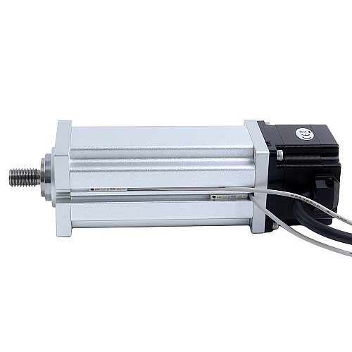 Nema 23 Ball Screw Electric Cylinder 3.0A Stroke 75mm 0.8Nm(113.29oz.in) Lead 10mm(0.393701") with Limit Switch - LCB23S18B1L30-75D | StepperOnline AU