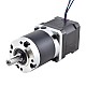 Nema 17 Stepper Motor L=39mm Gear Ratio 50:1 MG Series Planetary Gearbox - 17HS15-1584S-MG50 | StepperOnline AU