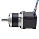 Nema 17 Stepper Motor L=39mm Gear Ratio 10:1 MG Series Planetary Gearbox - 17HS15-1584S-MG10 | StepperOnline AU
