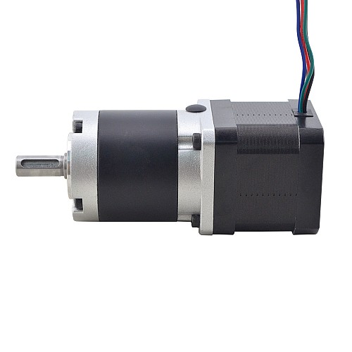 Nema 17 Stepper Motor L=39mm Gear Ratio 20:1 MG Series Planetary Gearbox - 17HS15-1584S-MG20 | StepperOnline AU