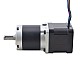 Nema 17 Stepper Motor L=39mm Gear Ratio 20:1 MG Series Planetary Gearbox - 17HS15-1584S-MG20 | StepperOnline AU