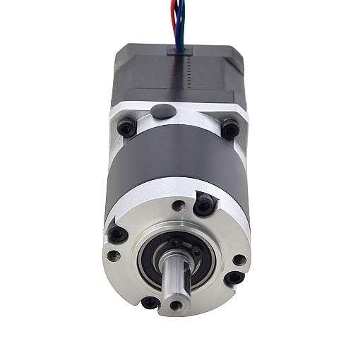 Nema 17 Stepper Motor L=39mm Gear Ratio 20:1 MG Series Planetary Gearbox - 17HS15-1584S-MG20 | StepperOnline AU
