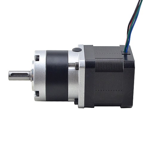 Nema 17 Stepper Motor L=39mm Gear Ratio 5:1 MG Series Planetary Gearbox - 17HS15-1584S-MG5 | StepperOnline AU