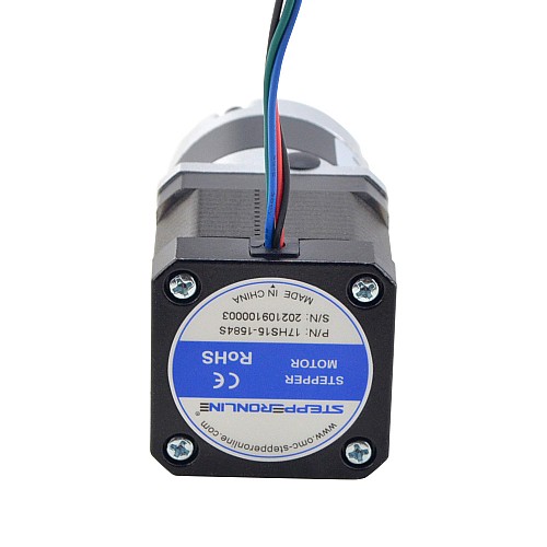 Nema 17 Stepper Motor L=39mm Gear Ratio 5:1 MG Series Planetary Gearbox - 17HS15-1584S-MG5 | StepperOnline AU