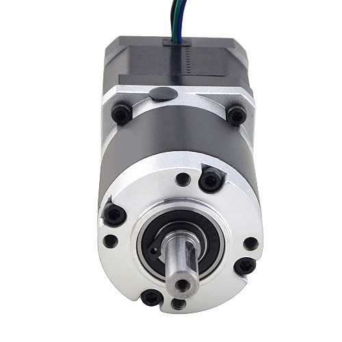 Nema 17 Stepper Motor L=39mm Gear Ratio 50:1 MG Series Planetary Gearbox - 17HS15-1584S-MG50 | StepperOnline AU