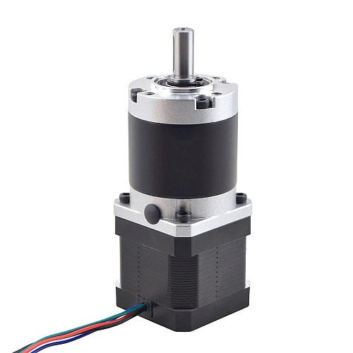 Nema 17 Stepper Motor L=39mm Gear Ratio 50:1 MG Series Planetary Gearbox - 17HS15-1584S-MG50 | StepperOnline AU