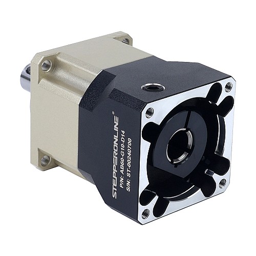 AB Series 60mm 10:1 Helical Planetary Gearbox Backlash 5arcmin for Servo Motors IP65 - AB60-G10-D14 | StepperOnline AU
