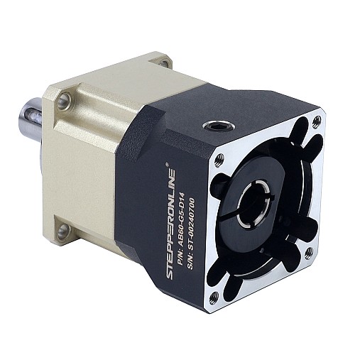 AB Series 60mm 5:1 Helical Planetary Gearbox Backlash 5arcmin for Servo Motors IP65 - AB60-G5-D14 | StepperOnline AU