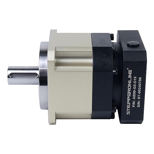 AB Series 90mm 5:1 Helical Planetary Gearbox Backlash 5arcmin for Servo Motors IP65 - AB90-G5-D19 | StepperOnline AU
