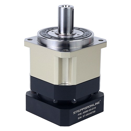 AB Series 90mm 5:1 Helical Planetary Gearbox Backlash 5arcmin for Servo Motors IP65 - AB90-G5-D19 | StepperOnline AU