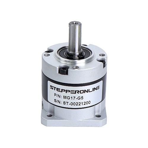 MG Series Planetary Gearbox Gear Ratio 5:1 Backlash 30arc-min for Nema 17 Stepper Motor - MG17-G5 | StepperOnline AU