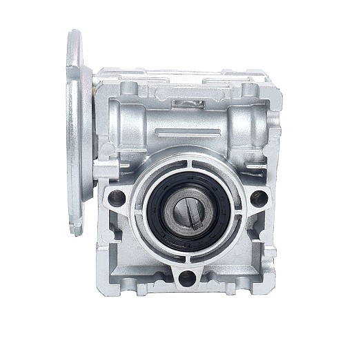 MRVR025 Worm Drive Gearbox 25:1 Ratio Φ9mm Input Shaft with 56B14 Motor Input Flange - MRVR025BB3-G25-D9 | StepperOnline AU