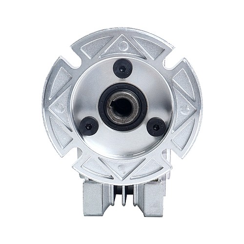 MRVR025 Worm Drive Gearbox 25:1 Ratio Φ9mm Input Shaft with 56B14 Motor Input Flange - MRVR025BB3-G25-D9 | StepperOnline AU