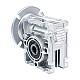 MRVR025 Worm Drive Gearbox 25:1 Ratio Φ9mm Input Shaft with 56B14 Motor Input Flange - MRVR025BB3-G25-D9 | StepperOnline AU