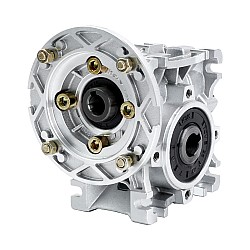 MRVR030 Worm Drive Gearbox 50:1 Ratio Φ9mm Input Shaft with 56B14 Motor Input Flange