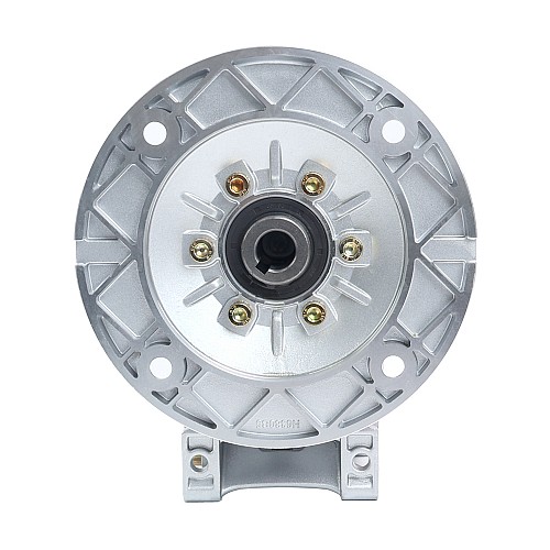 MRVR063 Worm Drive Gearbox 15:1 Ratio Φ24mm Input Shaft with 90B14 Motor Input Flange - MRVR063JB3-G15-D24 | StepperOnline AU