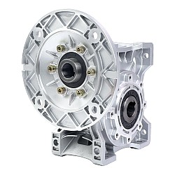 MRVR075 Worm Drive Gearbox 15:1 Ratio Φ28mm Input Shaft with 100/112B14 Motor Input Flange