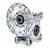 MRVR075 Worm Drive Gearbox 30:1 Ratio Φ28mm Input Shaft with 100/112B14 Motor Input Flange
