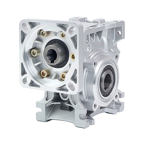 30:1 Worm Gearbox NMRVS40 Worm Gear Speed Reducer 14mm Input Shaft Diameter - NMRVS40-G30-D14 | StepperOnline AU