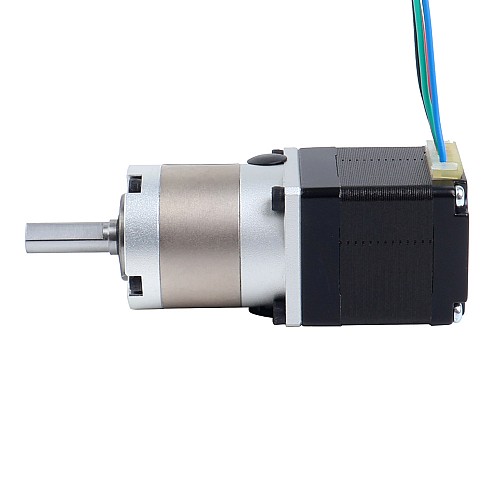 Nema 11 Stepper Motor Bipolar L=33mm w/ Gear Ratio 10:1 EG Series Planetary Gearbox - 11HS12-0704S-EGS10 | StepperOnline AU