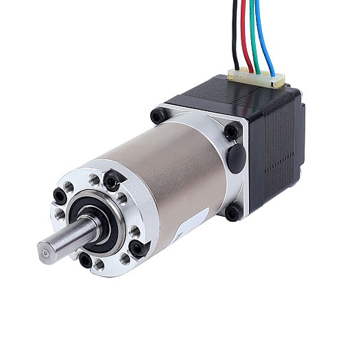 Nema 11 Stepper Motor Bipolar L=33mm w/ Gear Ratio 100:1 EG Series Planetary Gearbox - 11HS12-0704S-EGS100 | StepperOnline AU